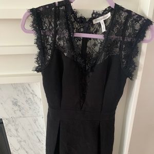 Black BCBG Lace Mini Dress